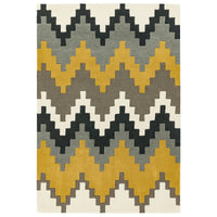Alfombra de lana hecha a mano Matrix Cuzzo Mustard MAX69