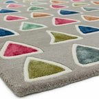 Alfombra de lana multicolor Matrix Trinity, hecha a mano MAX71