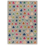 Alfombra de lana multicolor Matrix Trinity, hecha a mano MAX71