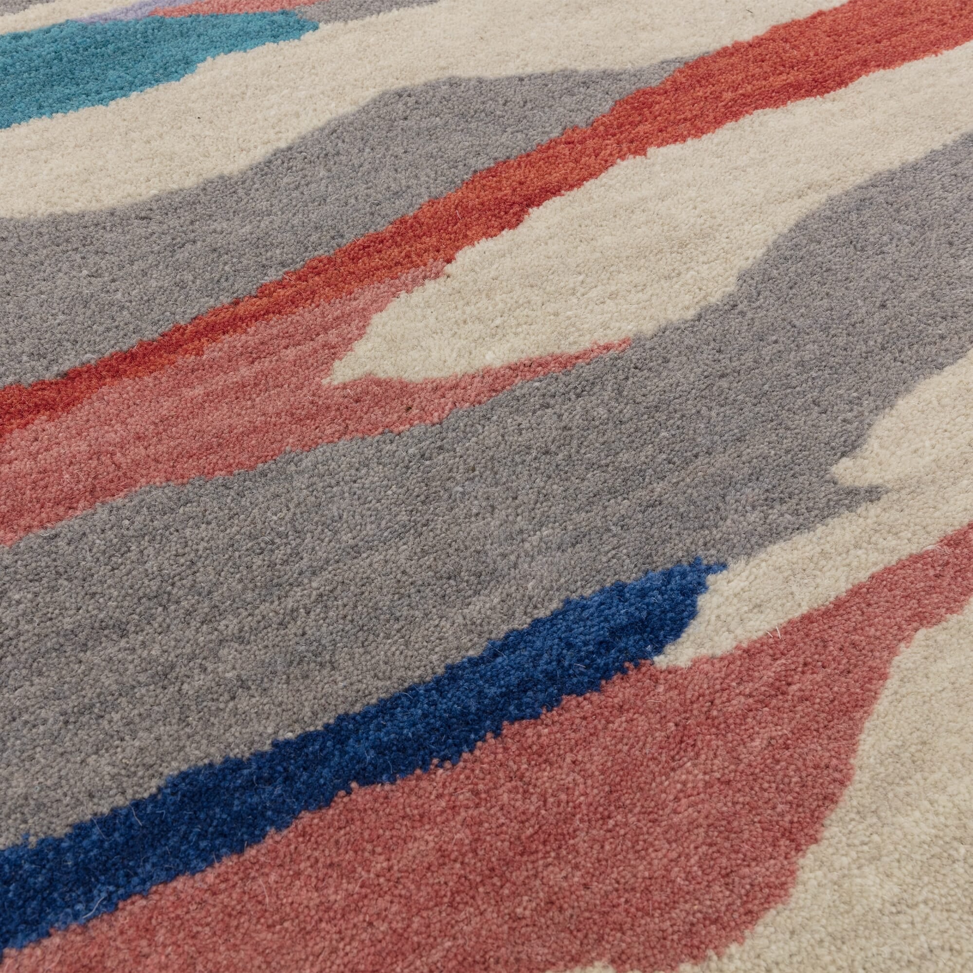 Matrix Ping Multi Hand Tufted Wool Rug MAX72
