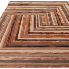 Alfombra Matrix Network Terracotta MAX80