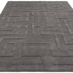Alfombra Maze Carbón