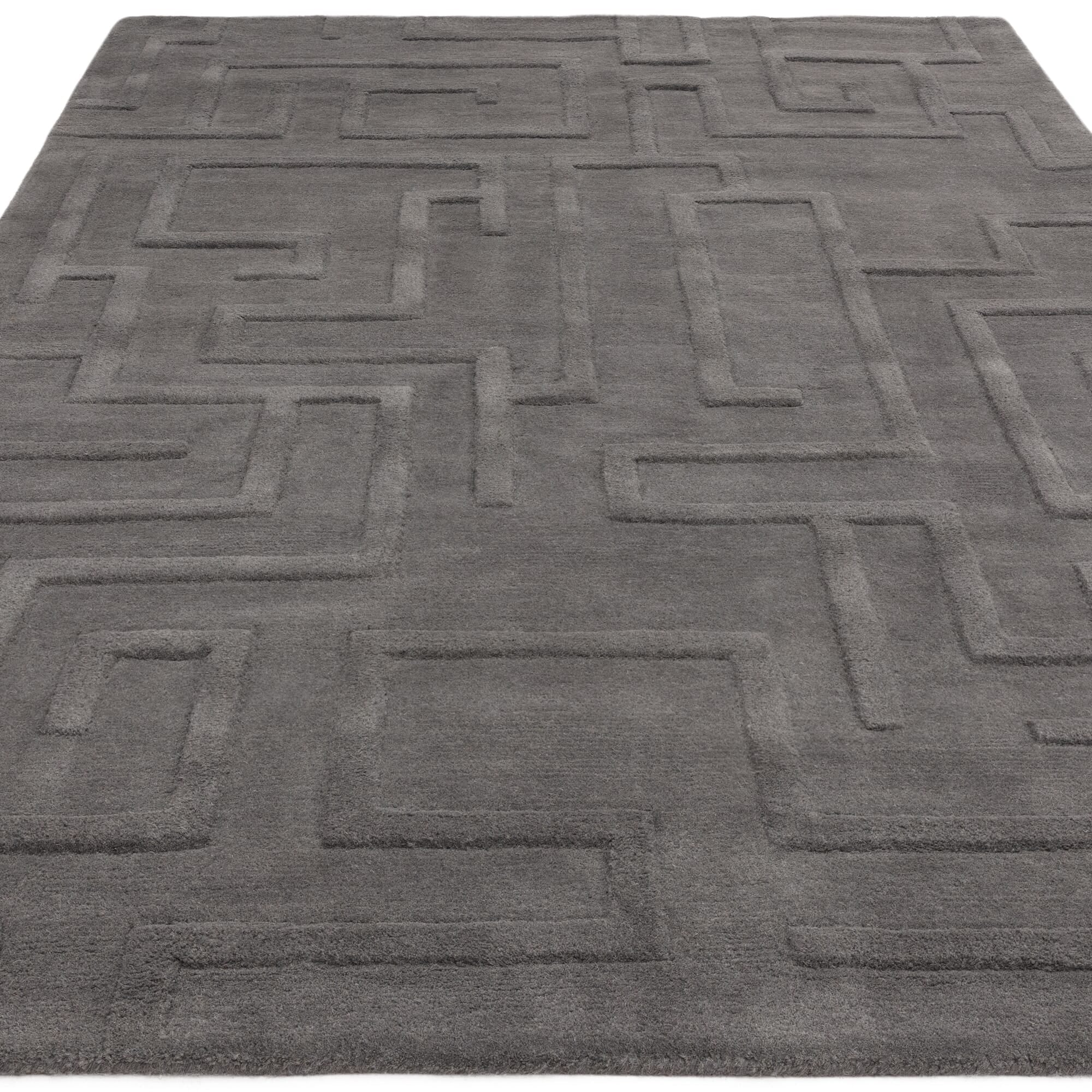Alfombra Maze Carbón