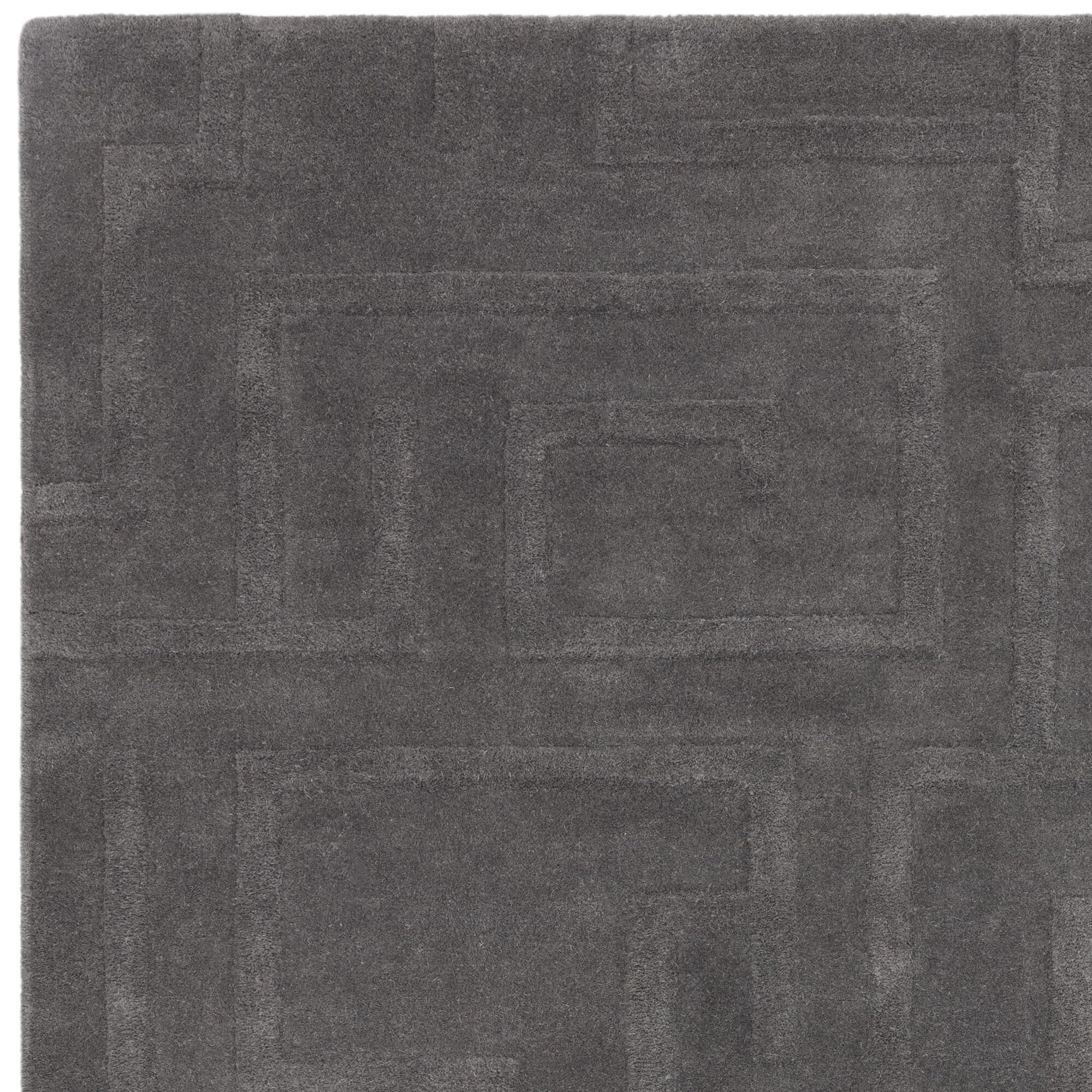 Alfombra Maze Carbón