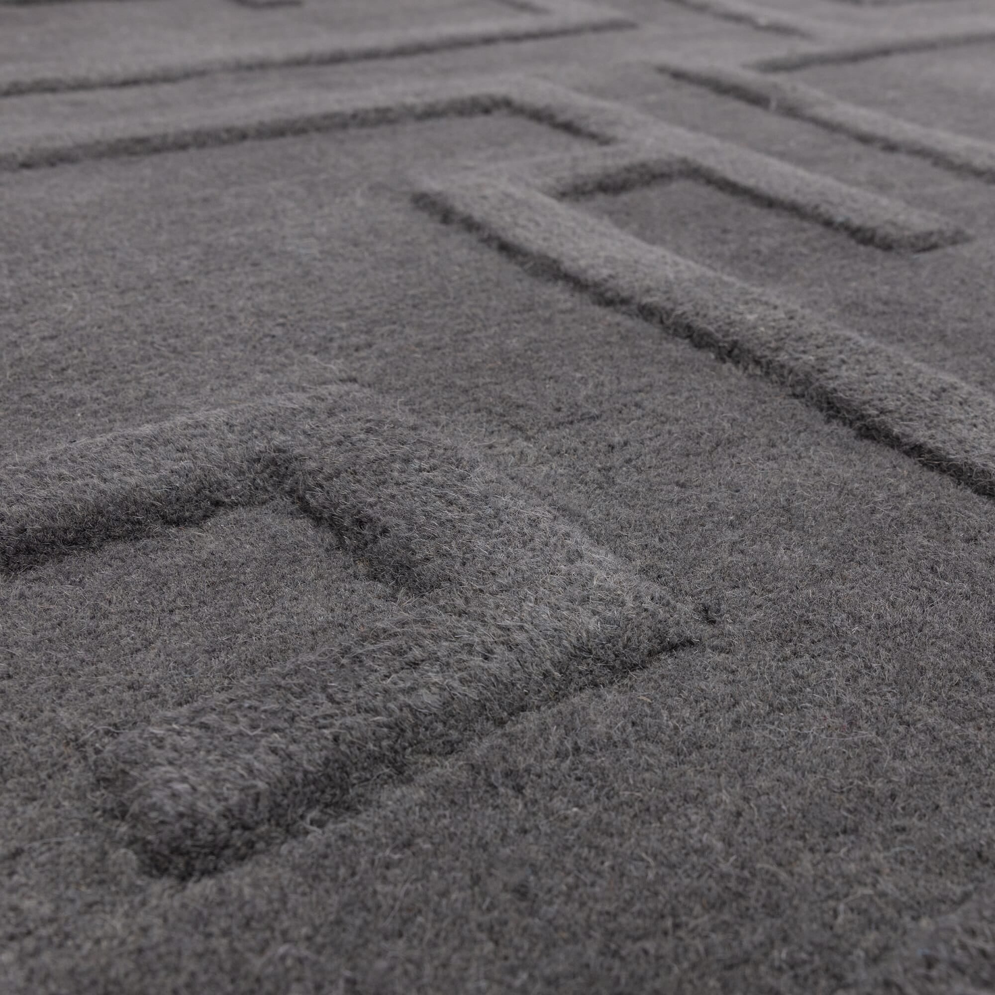 Alfombra Maze Carbón