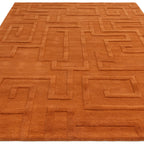 Alfombra Maze Óxido