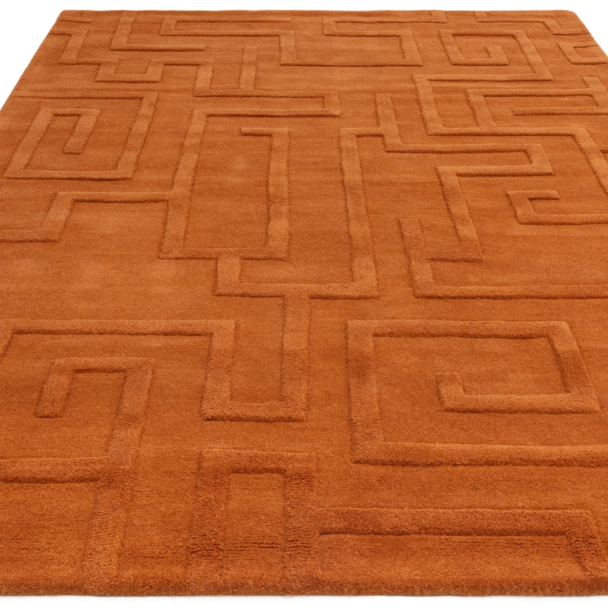 Alfombra Maze Óxido