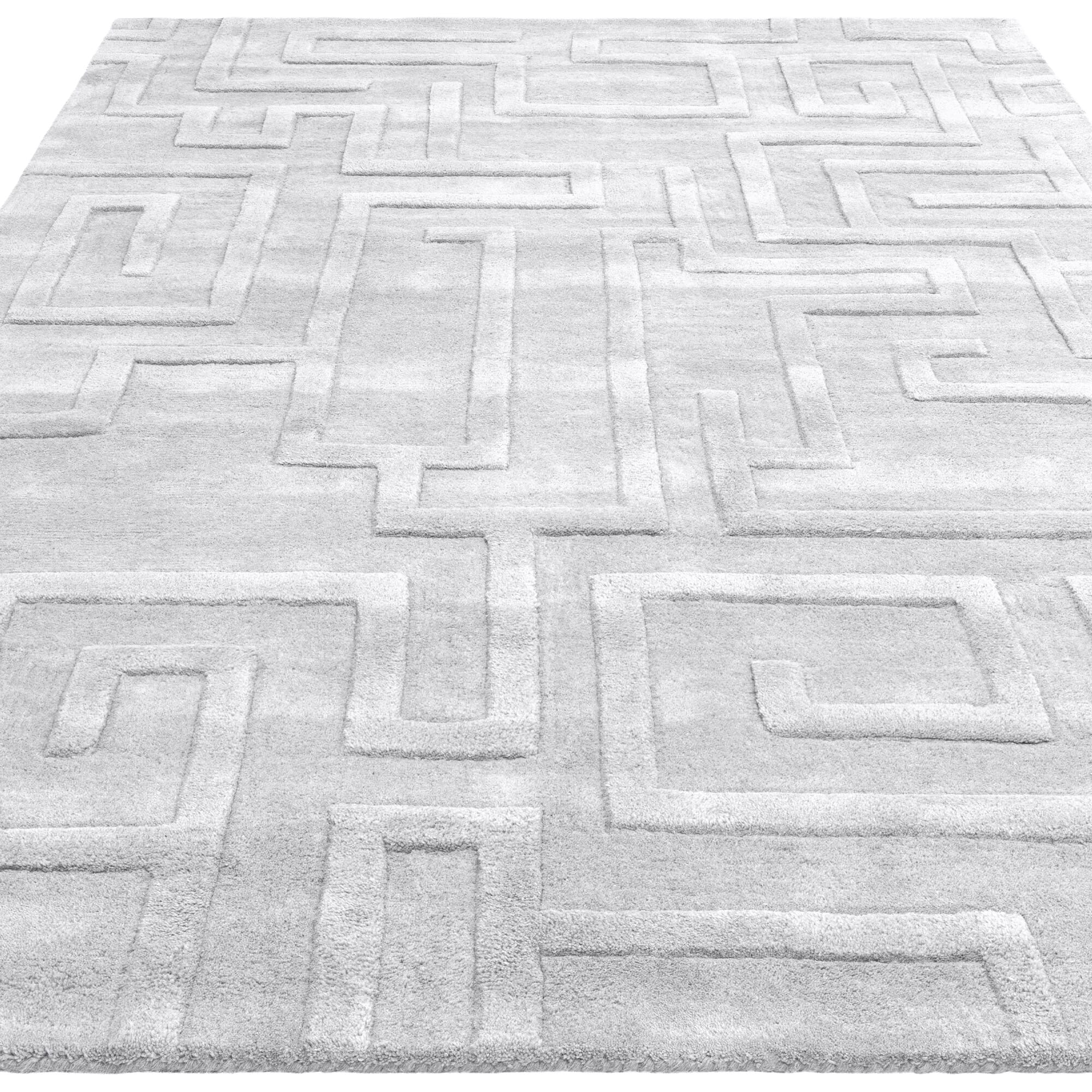 Alfombra Maze Plata