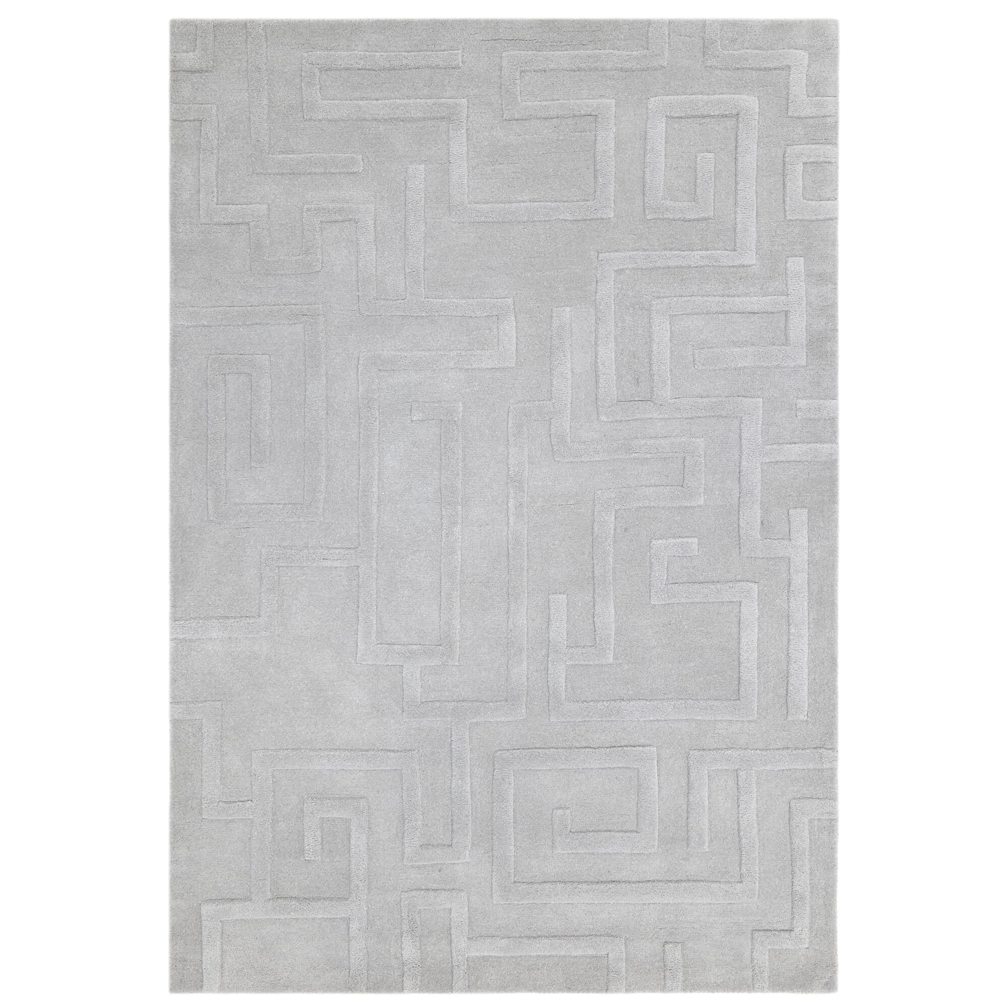 Maze Silver Rug