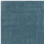 Alfombra Maze Verde Azulado