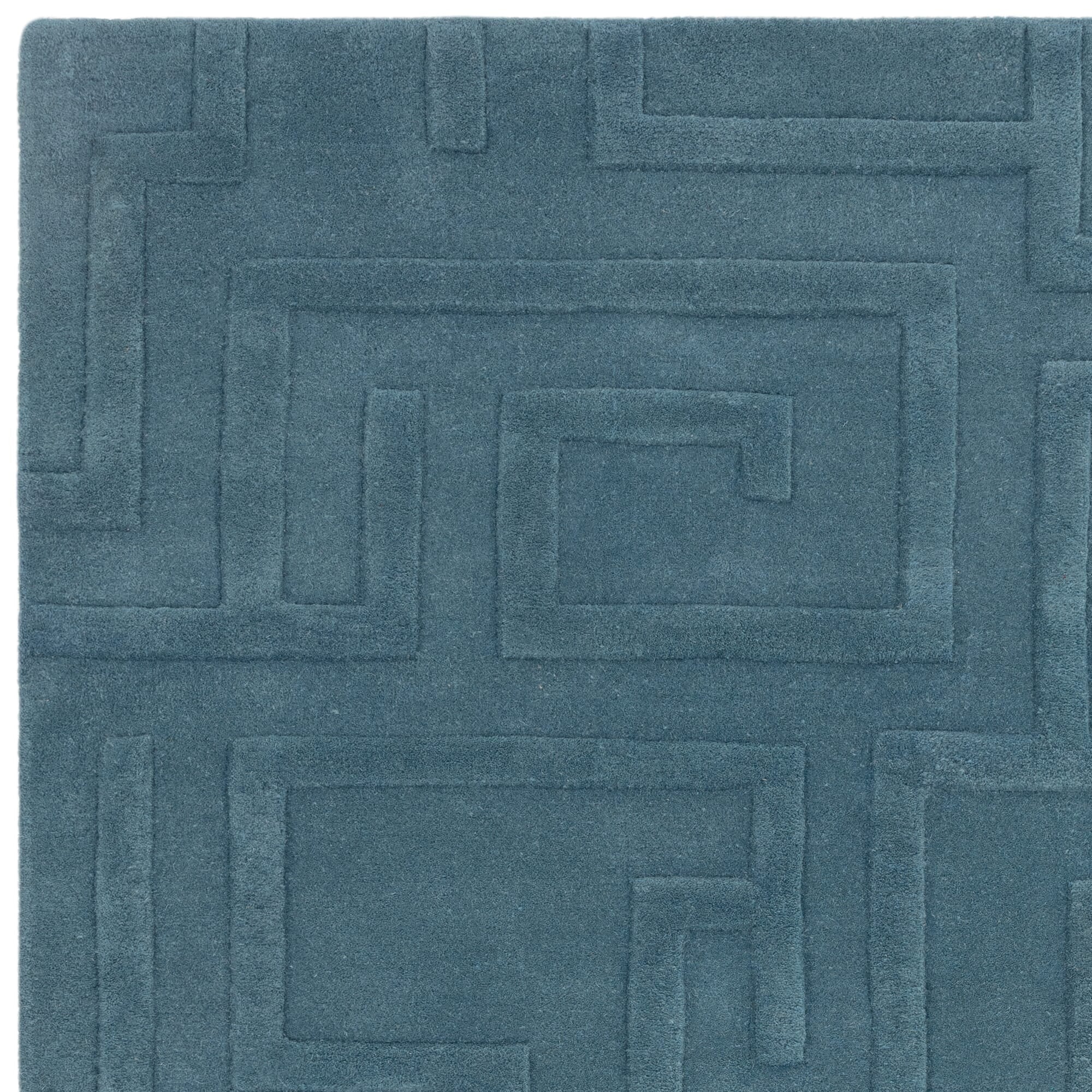 Alfombra Maze Verde Azulado