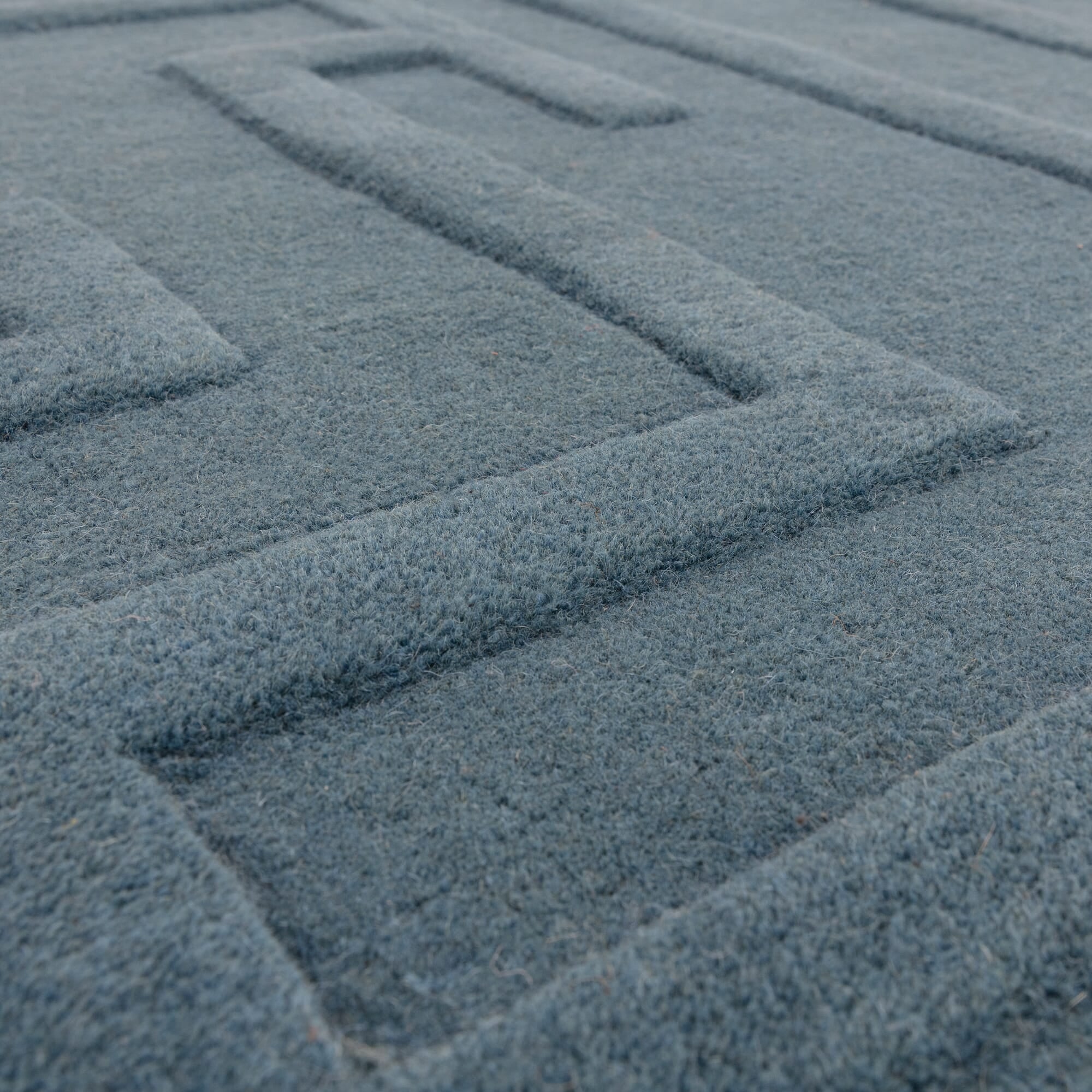 Alfombra Maze Verde Azulado