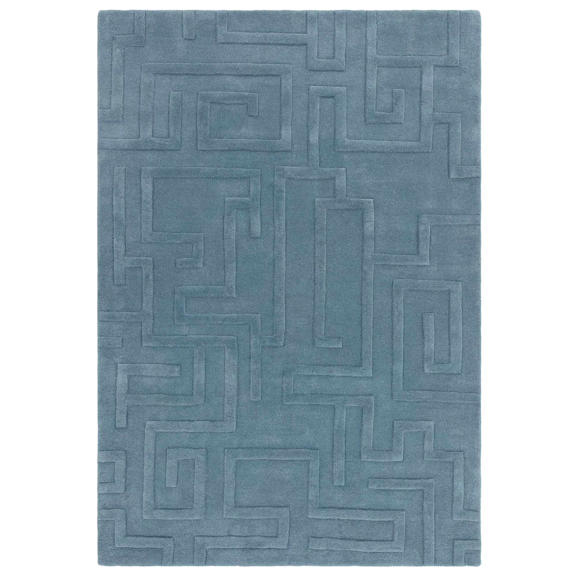 Maze Teal Rug