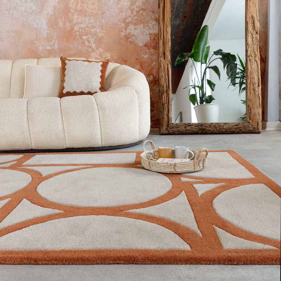 Metro Rust Rug