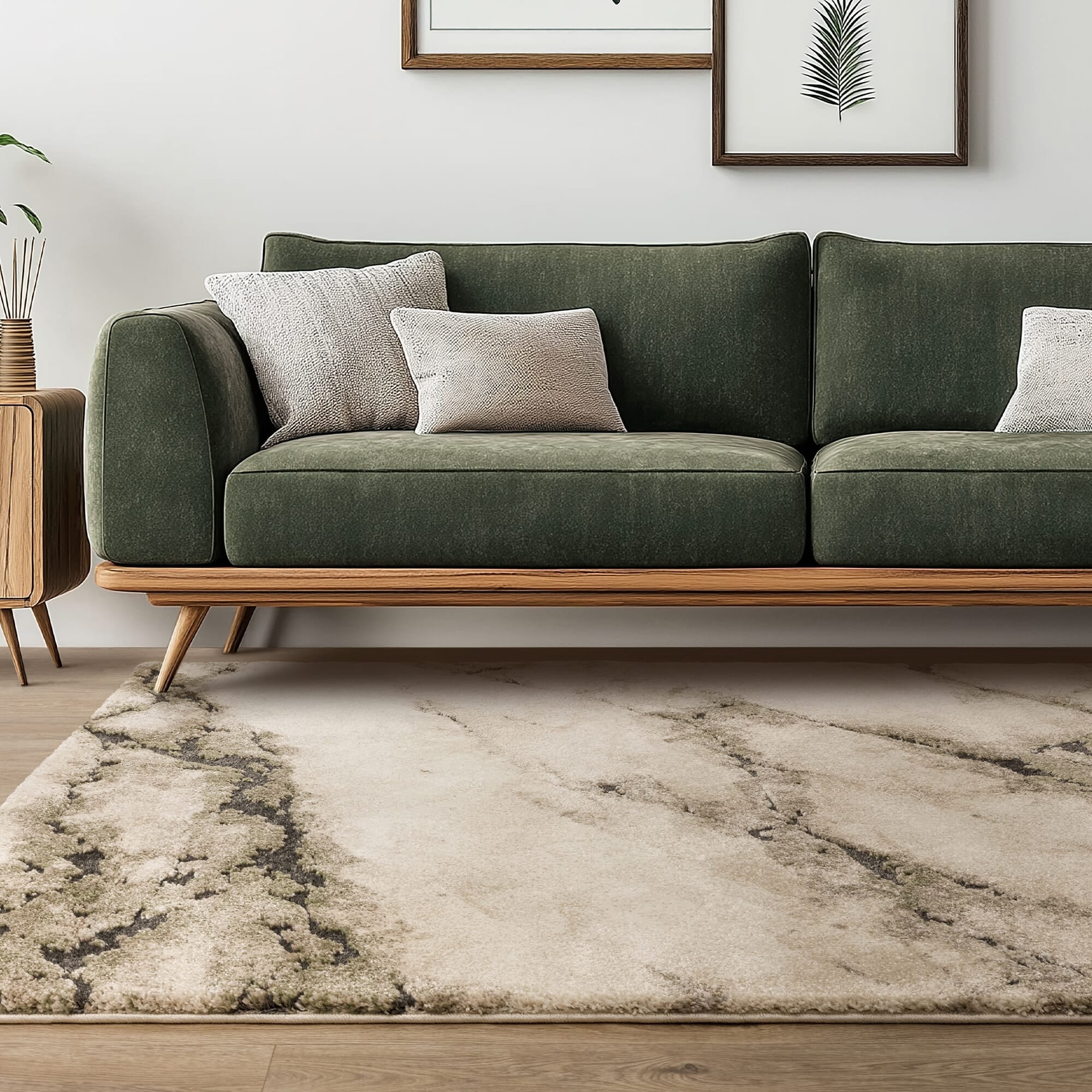 Alfombra Mirage Mineral Verde