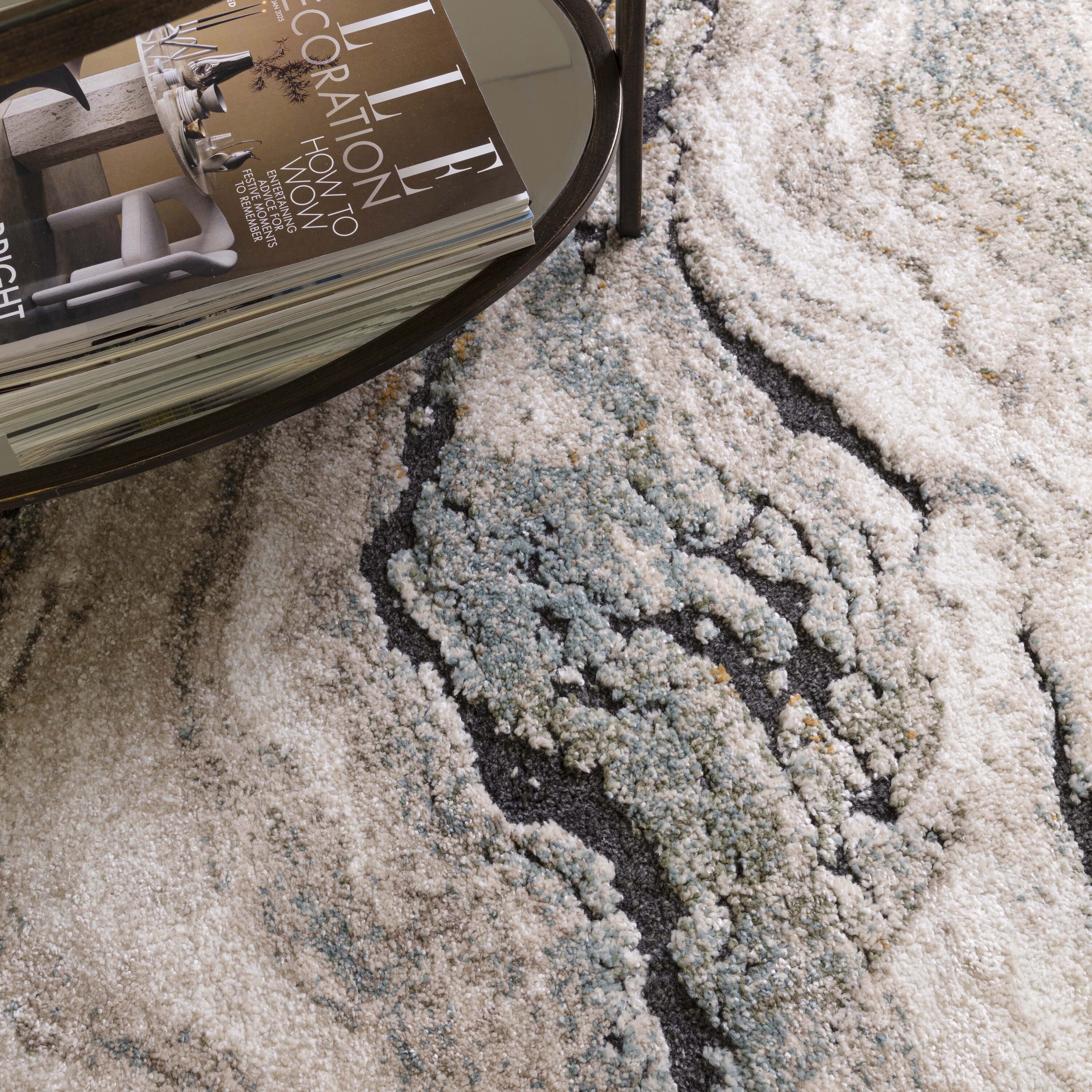 Mirage Wave Blue Rug