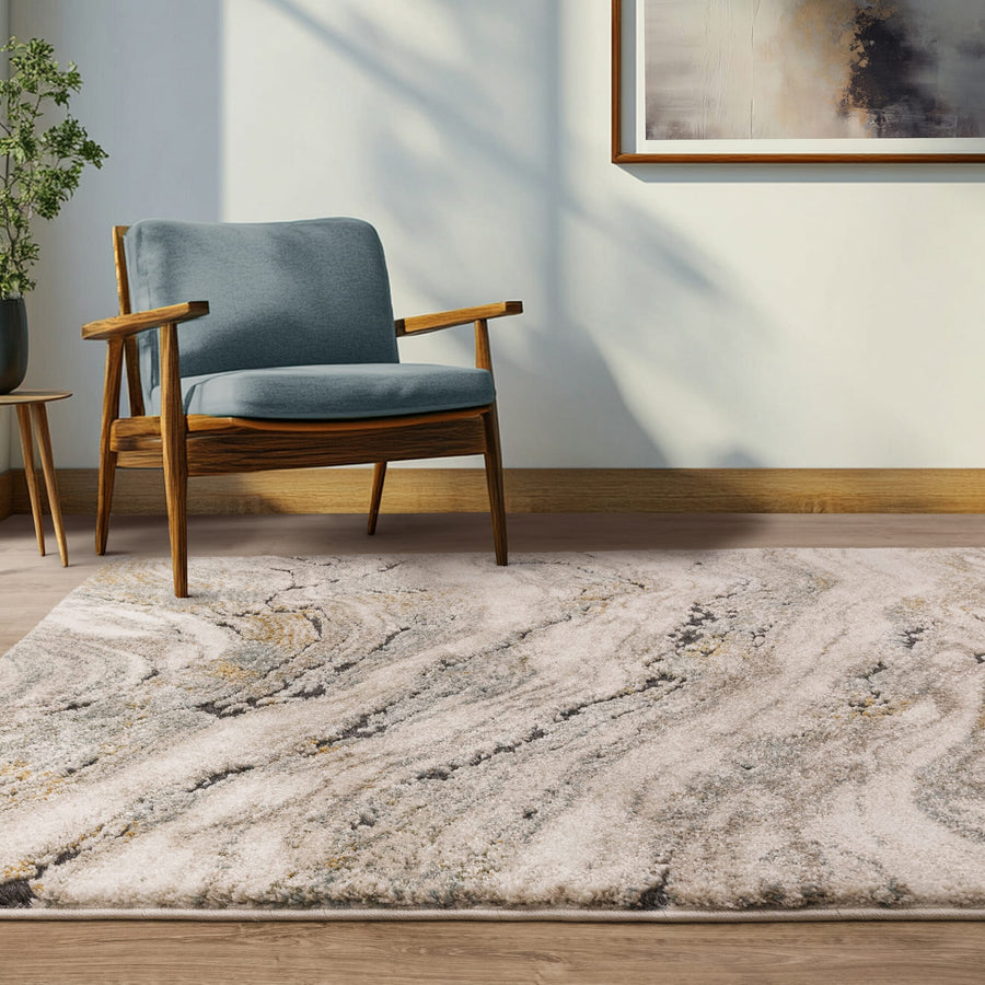 Mirage Wave Blue Rug