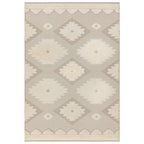 Alfombra tribal Monty natural/crema para interior/exterior MN02