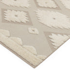 Alfombra tribal Monty natural/crema para interior/exterior MN02