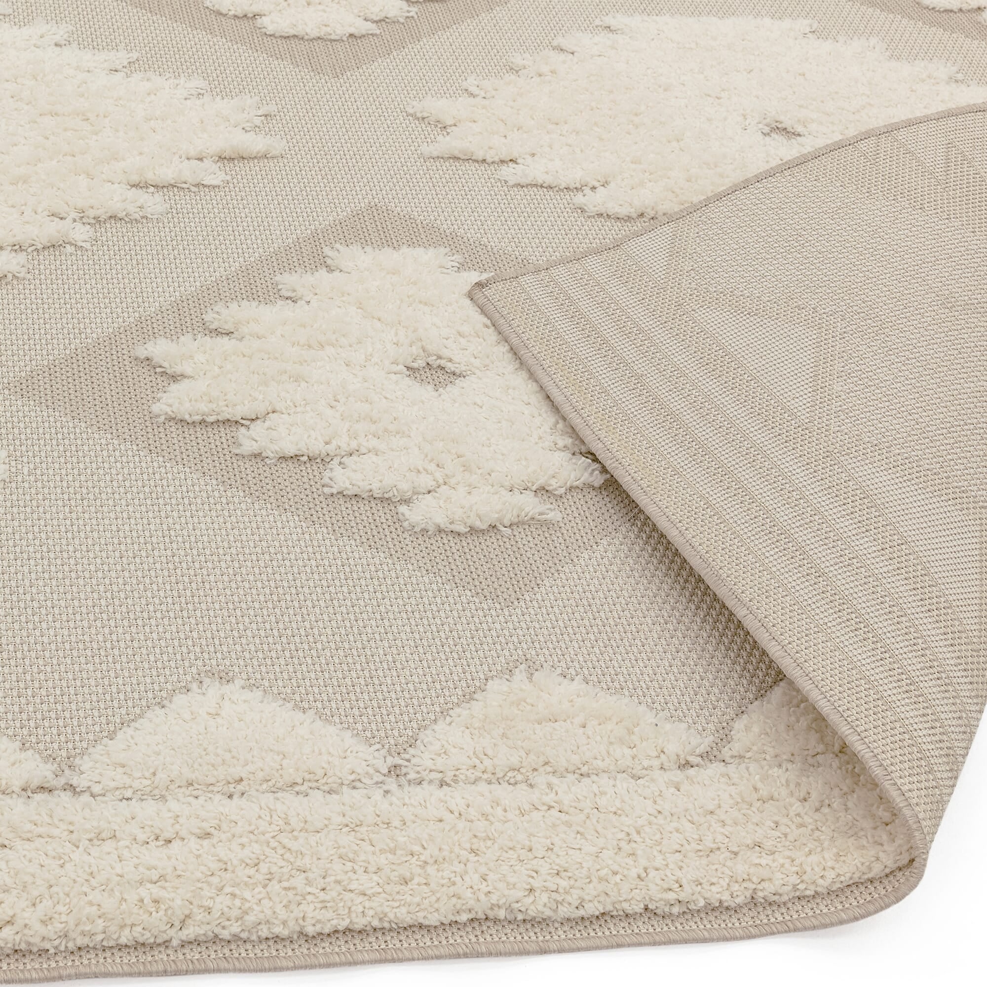Alfombra tribal Monty natural/crema para interior/exterior MN02
