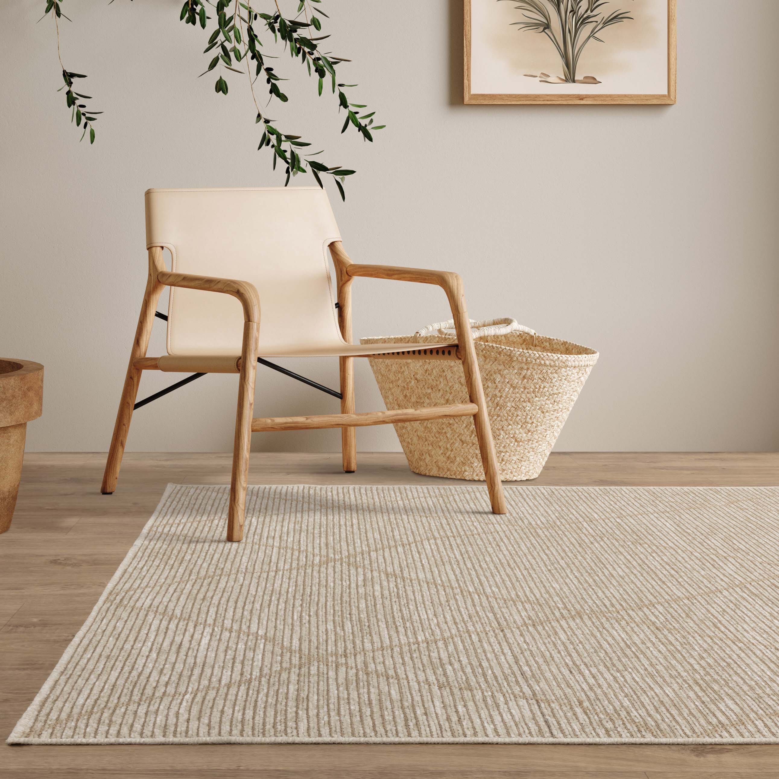 Alfombra Mulberry Crema