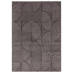 Muse MU01 Charcoal Swirl Rug