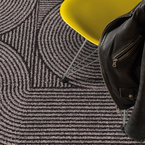 Muse MU01 Charcoal Swirl Rug
