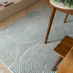 Muse MU02 Blue Swirl Rug