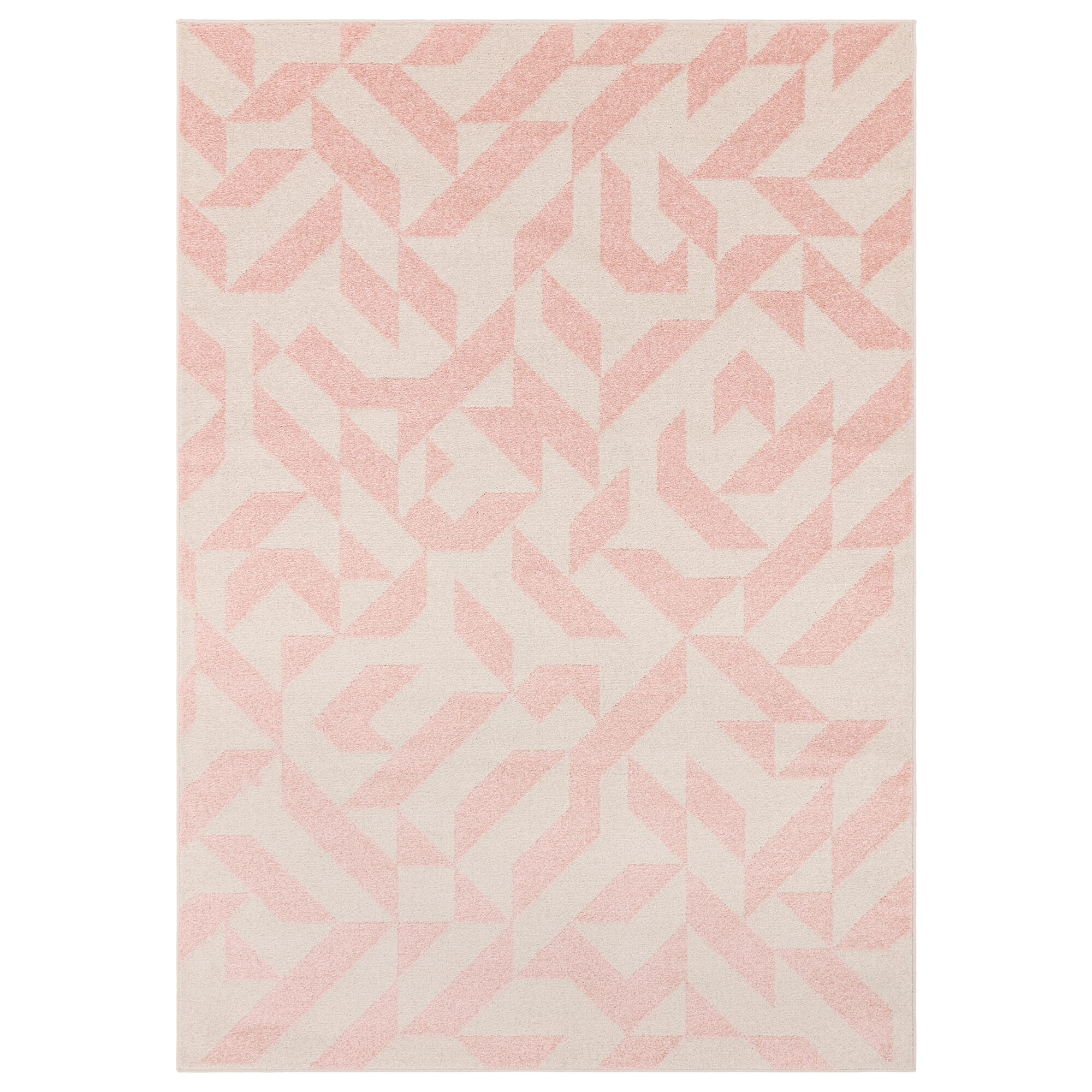 Alfombra Muse MU04 con formas rosas