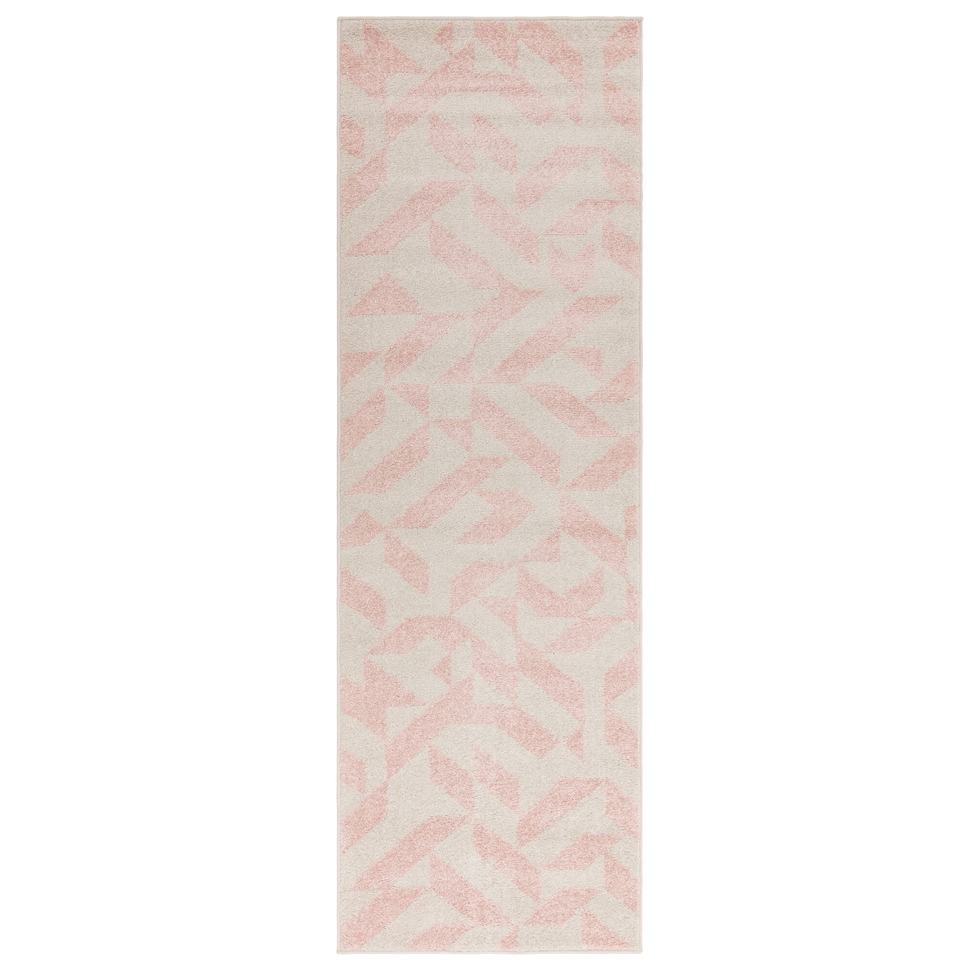 Alfombra Muse MU04 con formas rosas