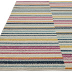 Muse MU06 Multi-Coloured Stripe Rug