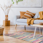 Muse MU06 Multi-Coloured Stripe Rug