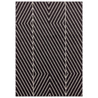 Alfombra Muse MU10 lineal negra