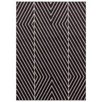 Alfombra Muse MU10 lineal negra
