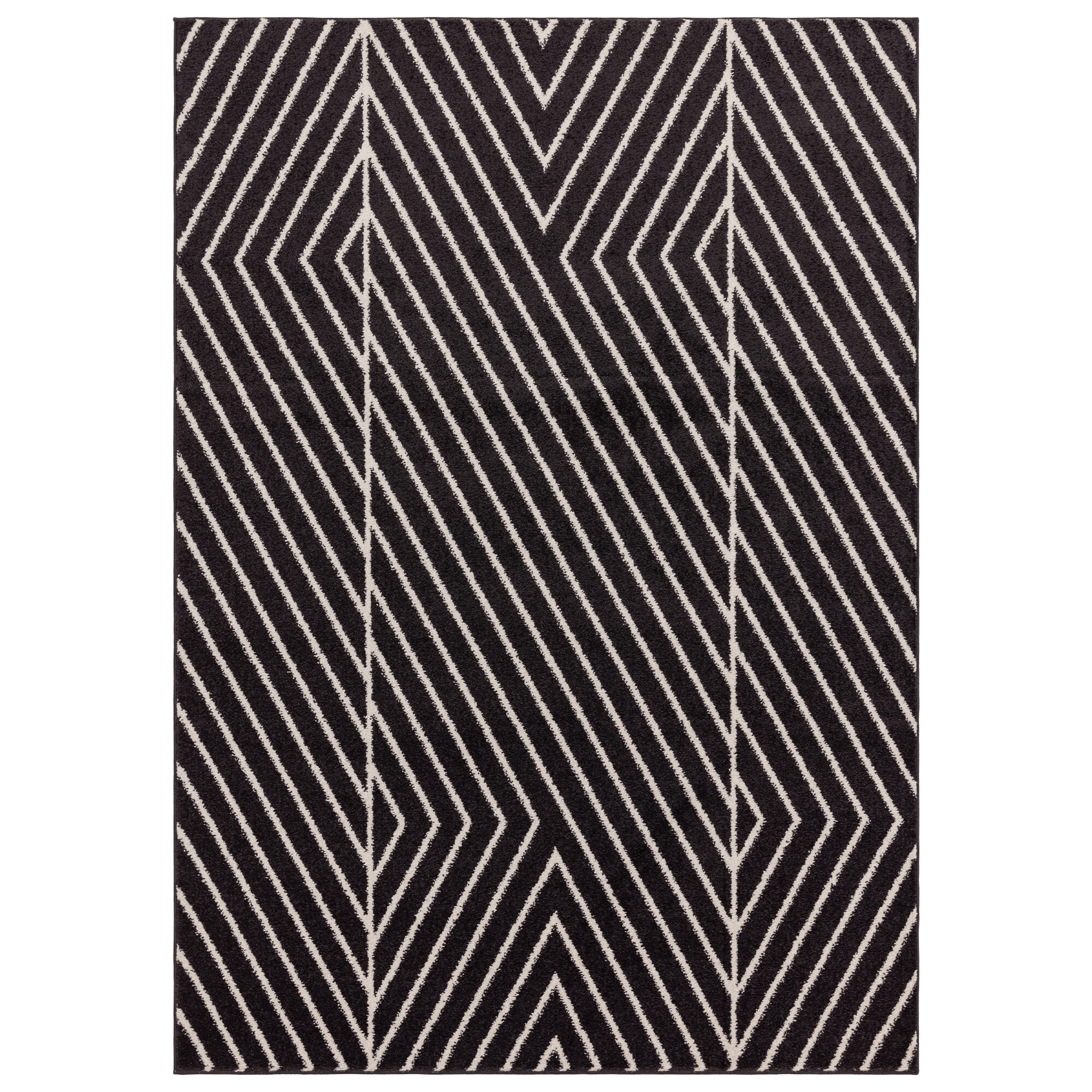 Alfombra Muse MU10 lineal negra