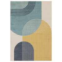 Alfombra Muse MU15 retro azul