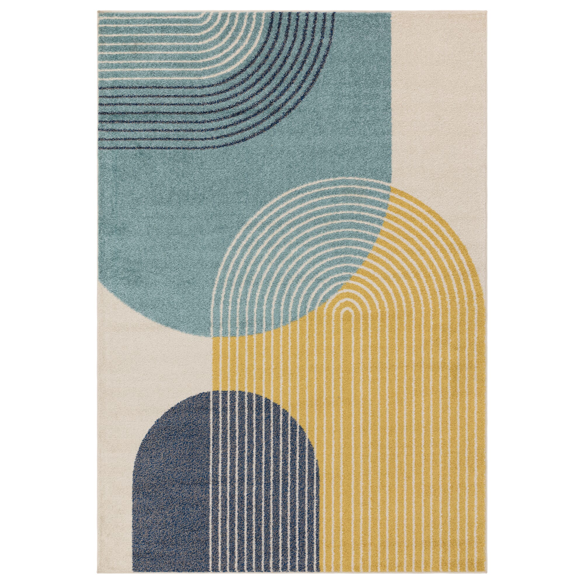 Alfombra Muse MU15 retro azul