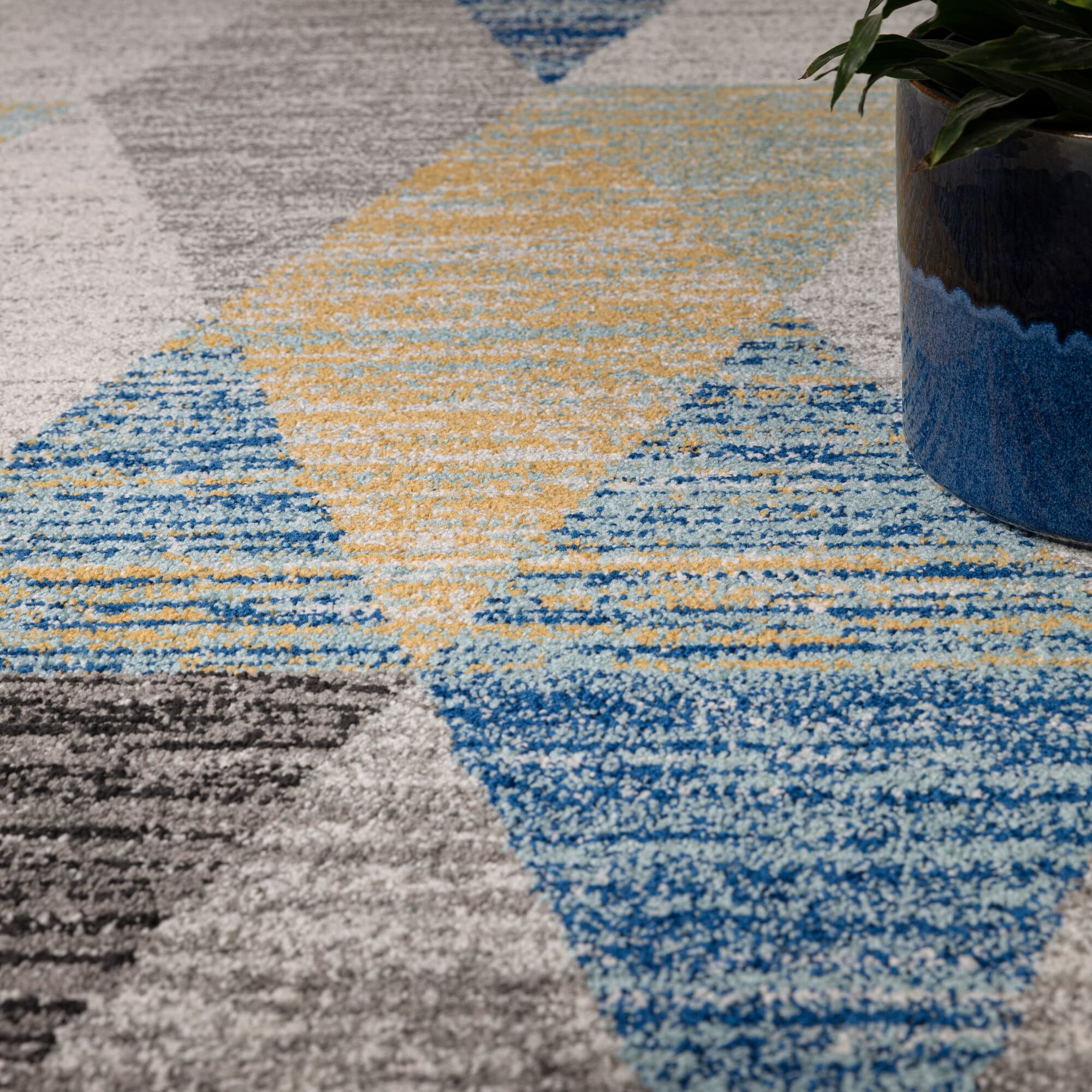 Alfombra Muse MU25 Arlequín Azul
