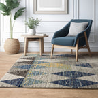 Alfombra Muse MU25 Arlequín Azul