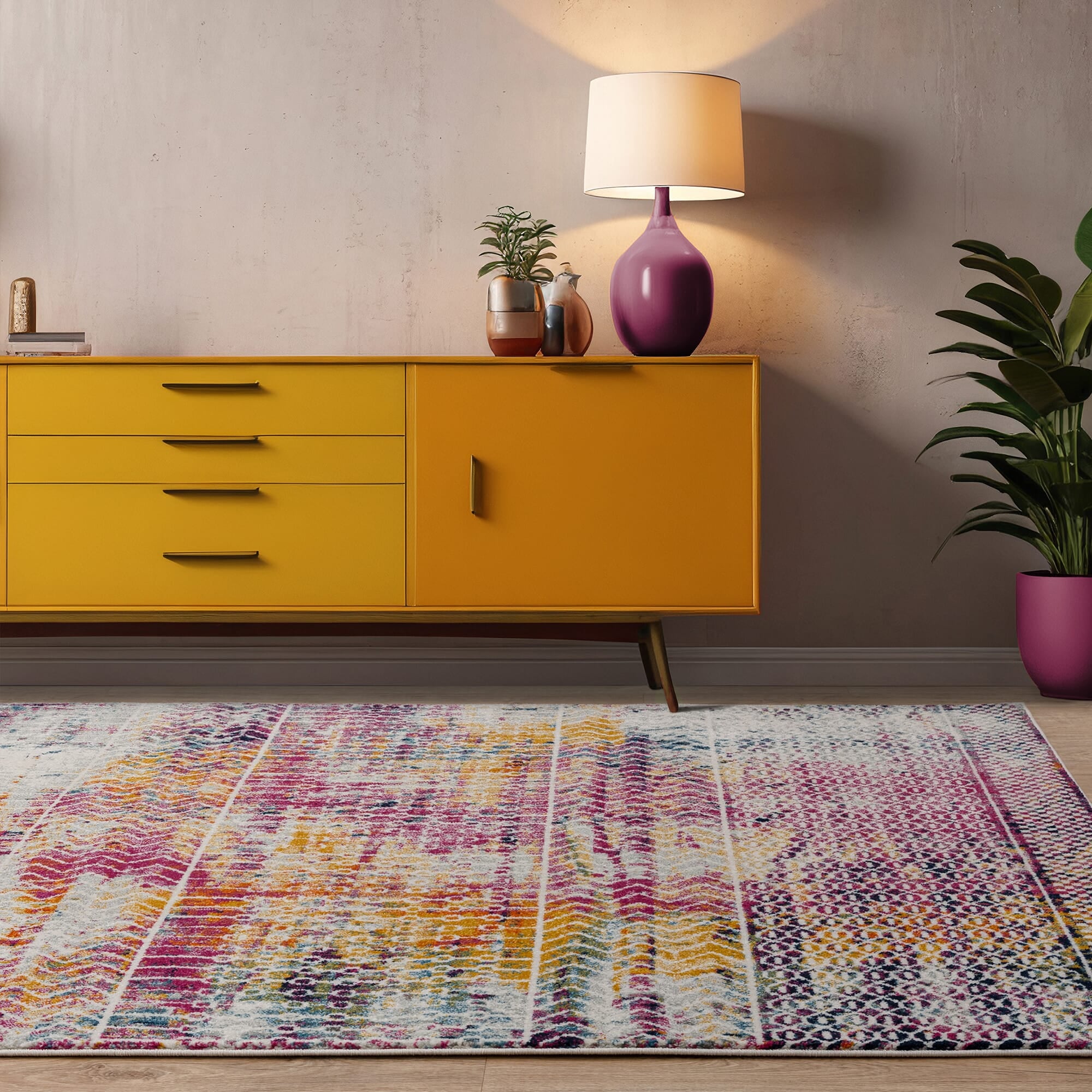 Alfombra Muse MU26 Tribal Brillante