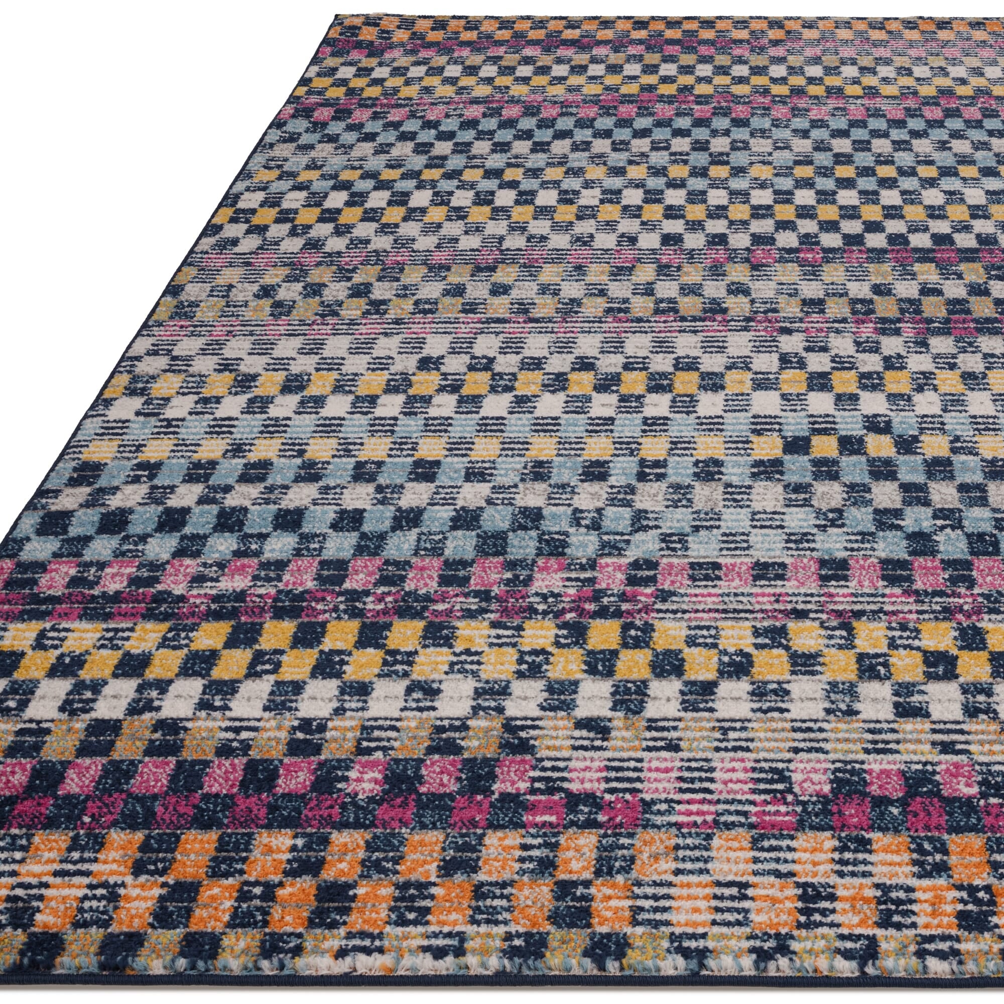 Alfombra Muse MU30 Cuadros Brillantes