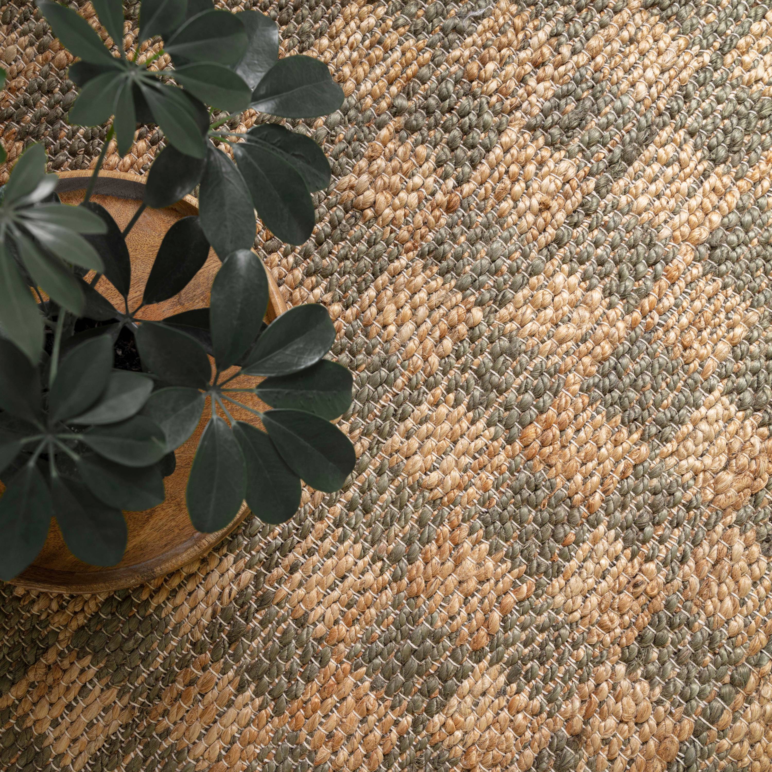Alfombra Naturi Verde Oliva