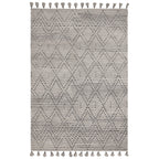 Alfombra Nepal Gris Negro Diamante  