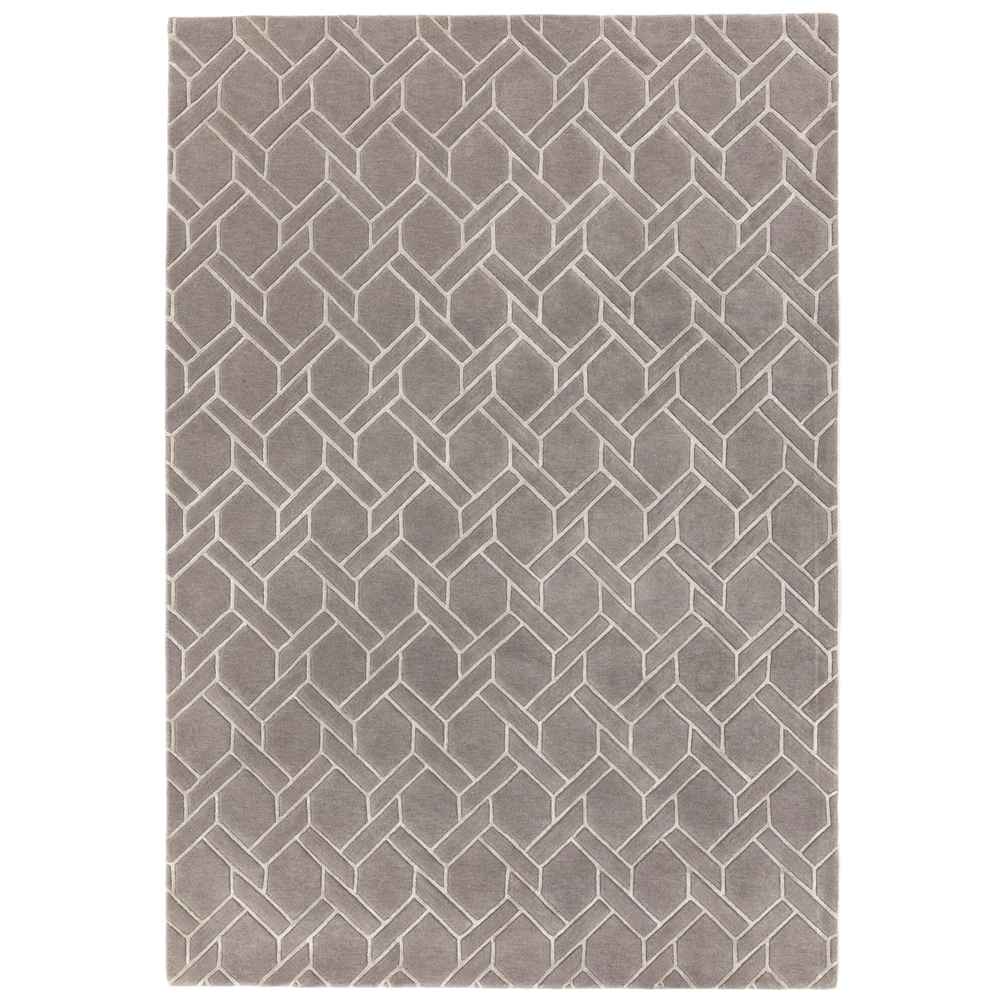 Alfombra Nexus Fine Lines gris/plateada