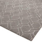 Alfombra Nexus Fine Lines gris/plateada