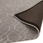 Alfombra Nexus Fine Lines gris/plateada