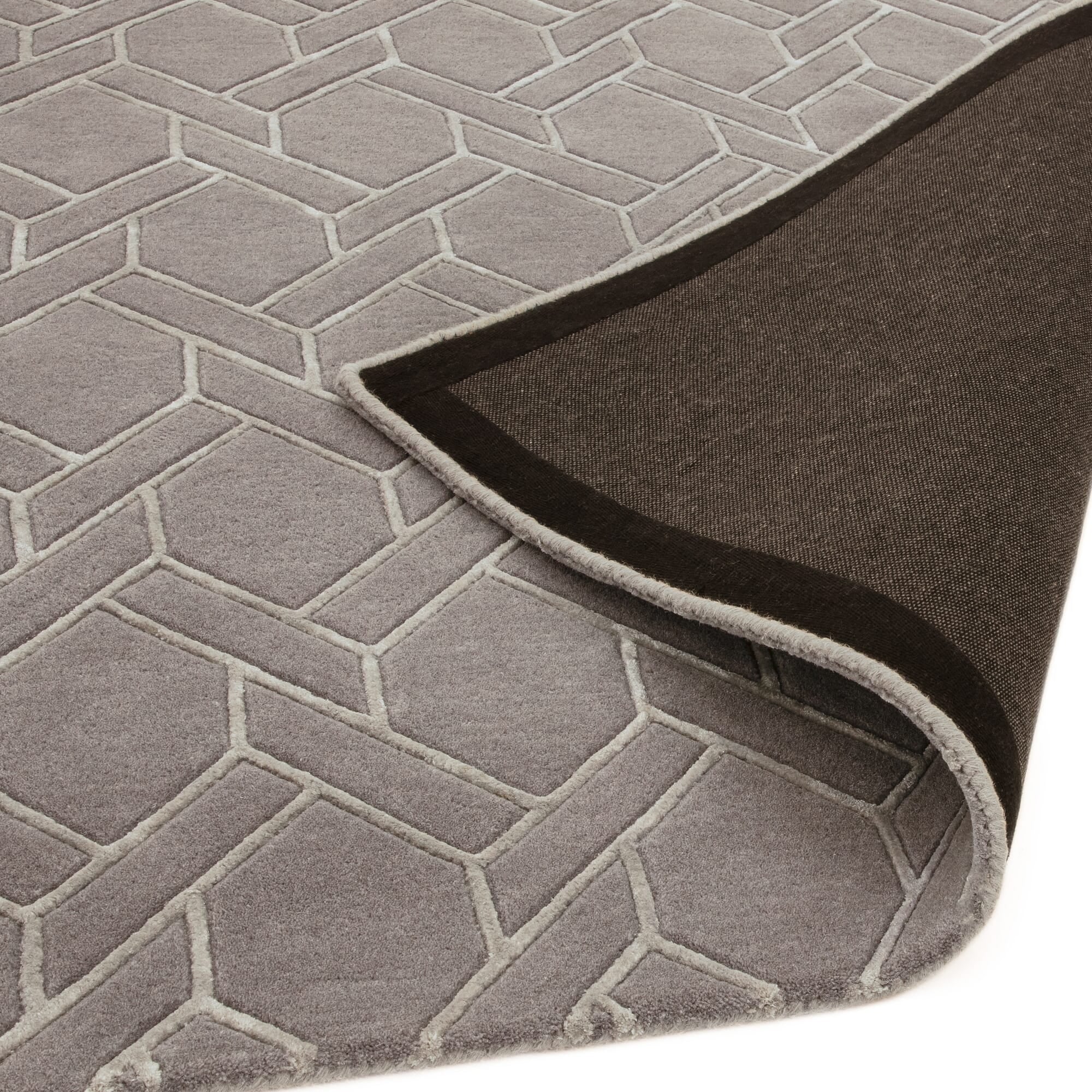 Alfombra Nexus Fine Lines gris/plateada