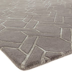 Alfombra Nexus Fine Lines gris/plateada