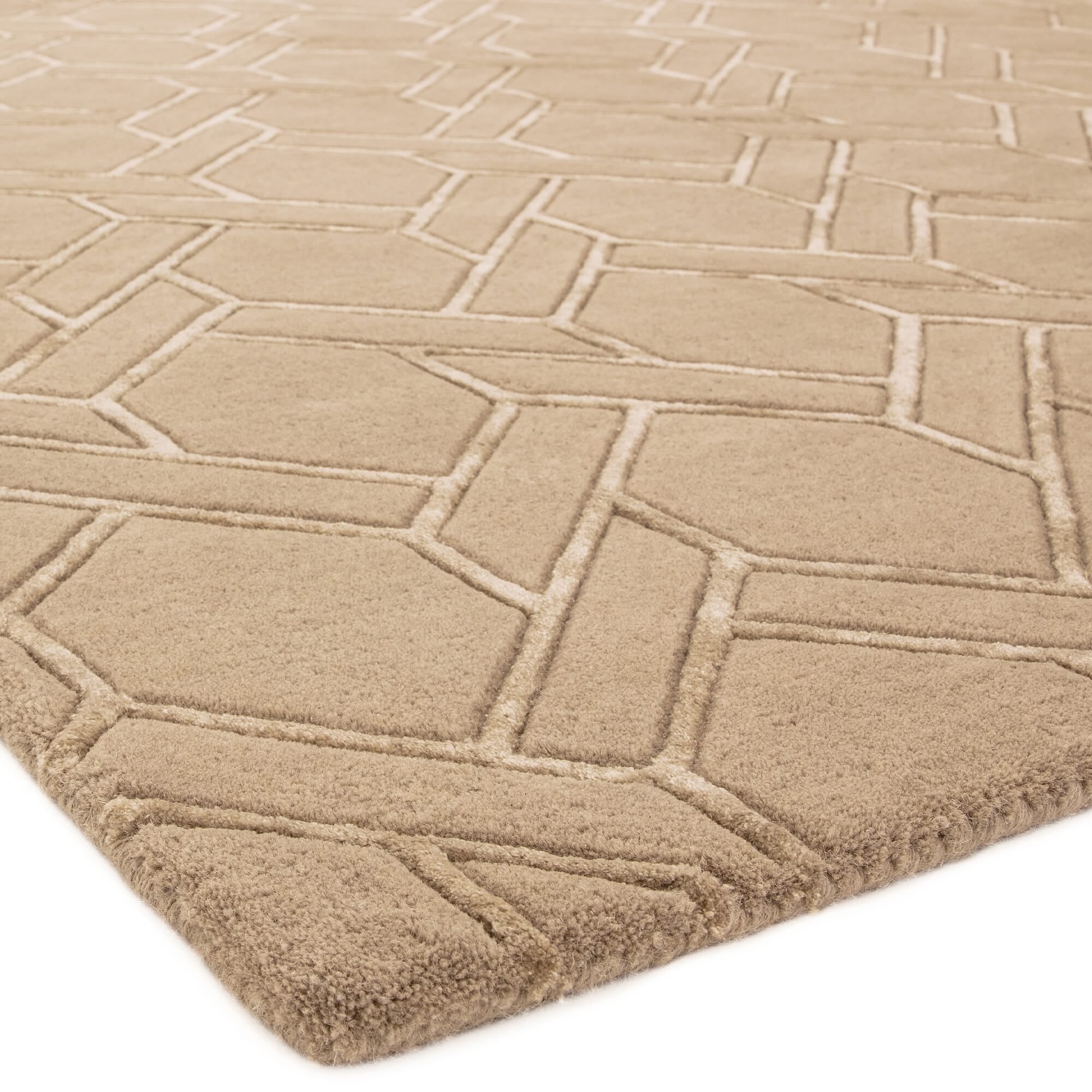 Nexus Fine Lines Sand/Sand Rug