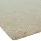 Nexus Fine Lines Silver/Pink Rug